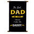 The Best Dad Father's Day Personalised Printed Scroll